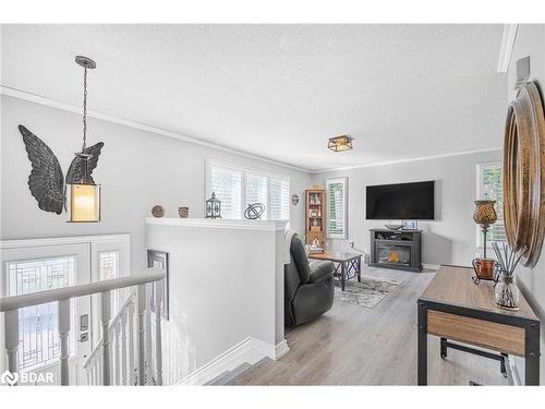 22 Patterson Place, Barrie, ON - Indoor Photo Showing Living Room With Fireplace