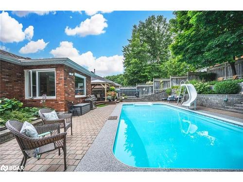 74 Gibbon Drive, Barrie, ON - Outdoor With In Ground Pool With Deck Patio Veranda