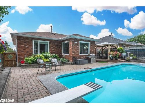 74 Gibbon Drive, Barrie, ON - Outdoor With In Ground Pool With Deck Patio Veranda