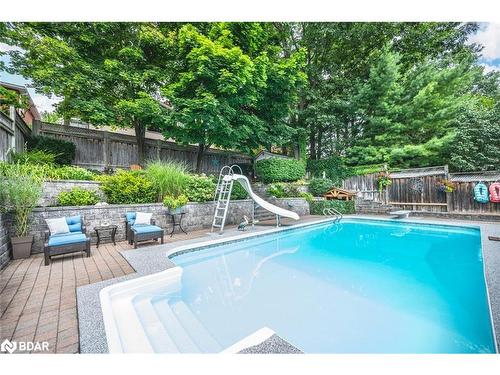 74 Gibbon Drive, Barrie, ON - Outdoor With In Ground Pool With Deck Patio Veranda With Backyard