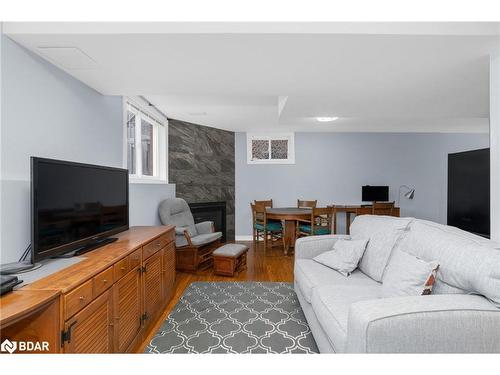 217 Pringle Drive, Barrie, ON - Indoor Photo Showing Living Room With Fireplace