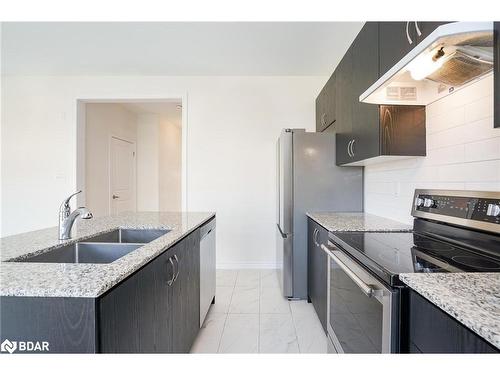 57 Alnwick Street, Barrie, ON - Indoor Photo Showing Kitchen With Double Sink With Upgraded Kitchen