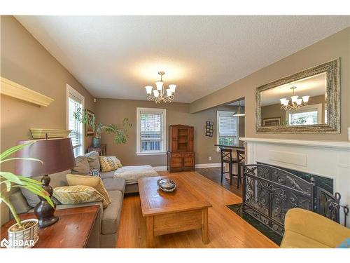 188 Nottawasaga Street, Orillia, ON - Indoor Photo Showing Living Room With Fireplace