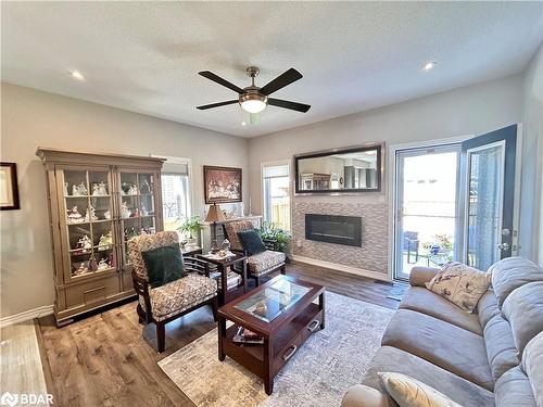 26 Bianca Crescent, Wasaga Beach, ON - Indoor Photo Showing Living Room With Fireplace