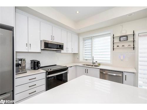 90 William Duncan Road Road, Toronto, ON - Indoor Photo Showing Kitchen With Stainless Steel Kitchen With Double Sink