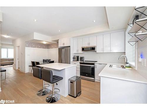 90 William Duncan Road Road, Toronto, ON - Indoor Photo Showing Kitchen With Stainless Steel Kitchen With Double Sink With Upgraded Kitchen