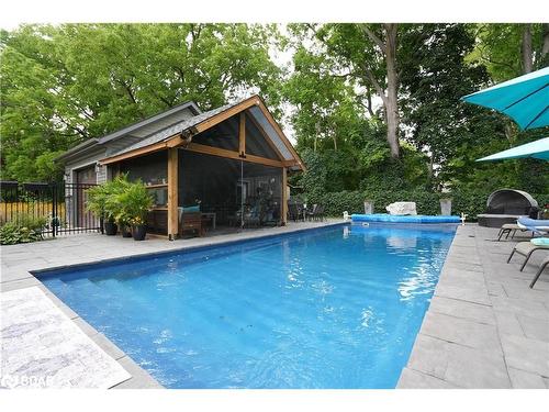 115 Clapperton Street, Barrie, ON - Outdoor With In Ground Pool With Backyard