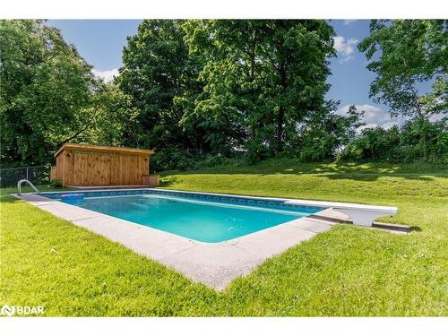 16 Garrett Crescent, Barrie, ON - Outdoor With In Ground Pool With Backyard