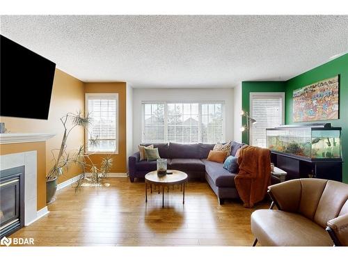 19 Hillpath Crescent, Brampton, ON - Indoor Photo Showing Living Room With Fireplace