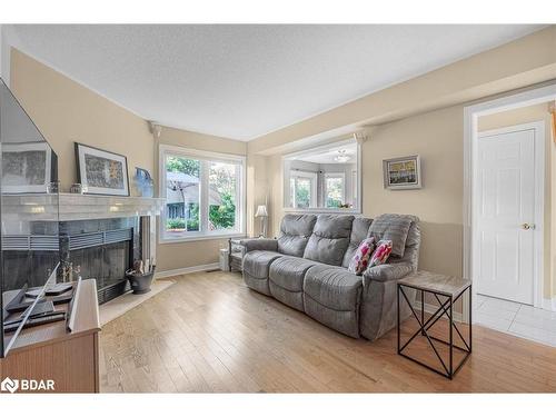 7 Bishop Drive, Barrie, ON - Indoor Photo Showing Living Room With Fireplace