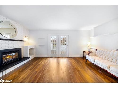 43 Shoreview Drive, Barrie, ON - Indoor Photo Showing Living Room With Fireplace