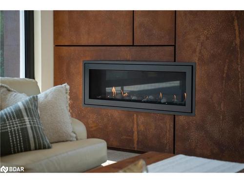 64 Puget Street, Barrie, ON - Indoor Photo Showing Living Room With Fireplace