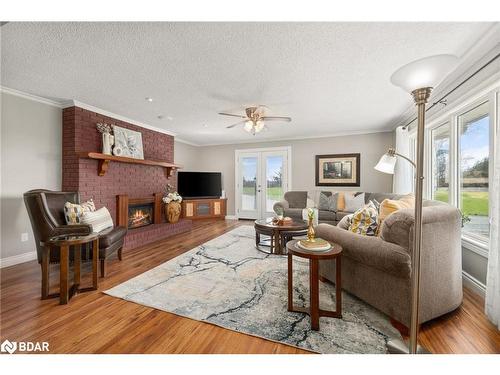 2110 13Th Line Line E, Trent Hills, ON - Indoor Photo Showing Living Room With Fireplace