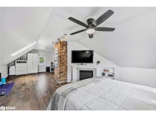 7 Thomson Street, Barrie, ON - Indoor Photo Showing Other Room With Fireplace