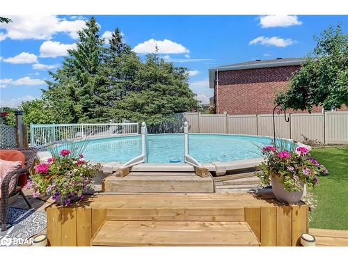 2 Carmichael Court, Orillia, ON - Outdoor With Above Ground Pool