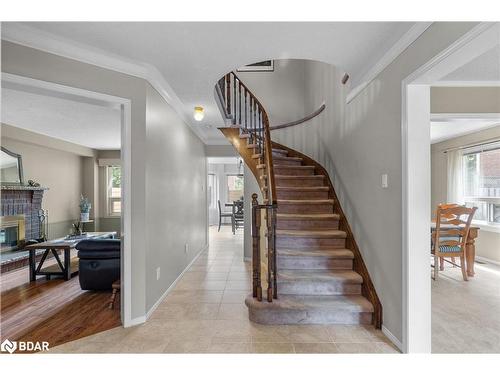 19 Peck Street, Barrie, ON - Indoor Photo Showing Other Room With Fireplace