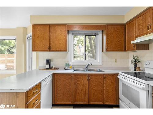 19 Peck Street, Barrie, ON - Indoor Photo Showing Kitchen With Double Sink