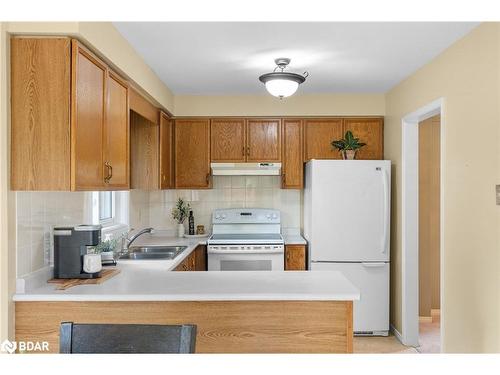 19 Peck Street, Barrie, ON - Indoor Photo Showing Kitchen With Double Sink