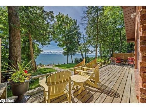 38 Willow Drive, Tiny, ON - Outdoor With Body Of Water With Deck Patio Veranda