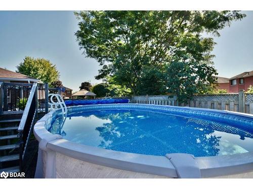 181 Sproule Drive, Barrie, ON - Outdoor With Above Ground Pool With Backyard