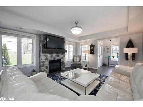 15 Carnoustie Lane, Port Severn, ON - Indoor Photo Showing Living Room With Fireplace