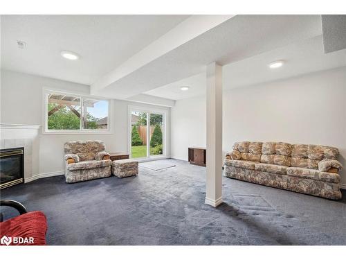 24 Todd Drive, Barrie, ON - Indoor Photo Showing Living Room With Fireplace