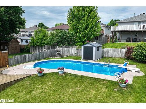 320 Park Street Street, Orillia, ON - Outdoor With In Ground Pool With Backyard