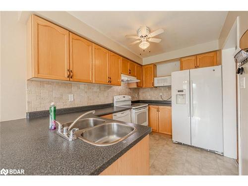 31 Basswood Drive, Barrie, ON - Indoor Photo Showing Kitchen With Double Sink