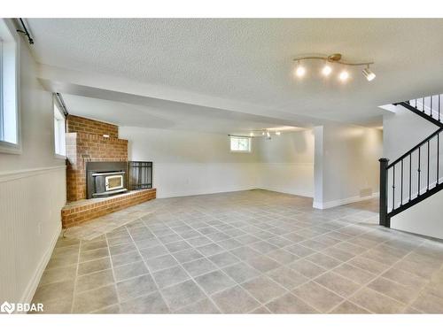 201 Lillian Crescent, Barrie, ON - Indoor Photo Showing Other Room With Fireplace