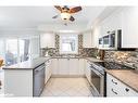 110 Chieftain Crescent, Barrie, ON  - Indoor Photo Showing Kitchen With Double Sink With Upgraded Kitchen 