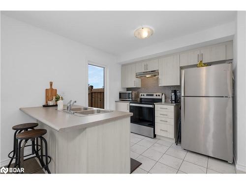 46 Brown Bear Street, Barrie, ON - Indoor Photo Showing Kitchen With Double Sink