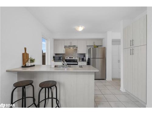 46 Brown Bear Street, Barrie, ON - Indoor Photo Showing Kitchen With Double Sink