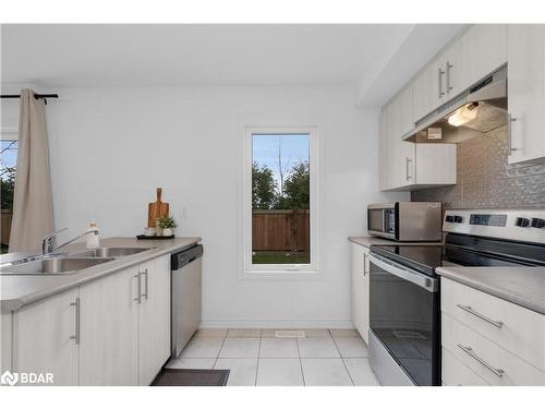 46 Brown Bear Street, Barrie, ON - Indoor Photo Showing Kitchen With Double Sink