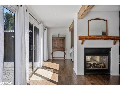 223 Cliff Road, Barrie, ON - Indoor Photo Showing Living Room With Fireplace