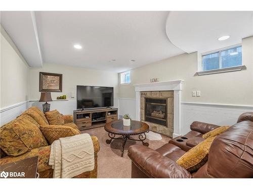 22 Thackeray Crescent, Barrie, ON - Indoor Photo Showing Living Room With Fireplace