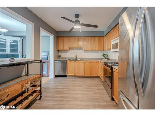 297 Esther Drive, Barrie, ON - Indoor Photo Showing Kitchen With Stainless Steel Kitchen With Double Sink