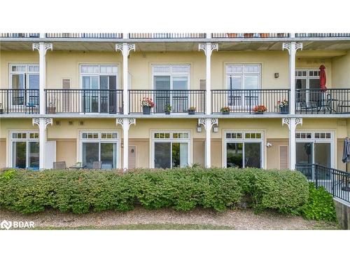 112-140 Cedar Island Road, Orillia, ON - Outdoor With Balcony With Facade