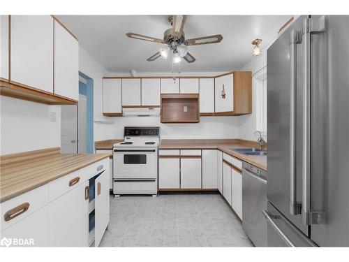 107 Henry Street, Barrie, ON - Indoor Photo Showing Kitchen With Double Sink