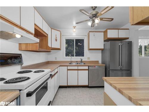 107 Henry Street, Barrie, ON - Indoor Photo Showing Kitchen With Double Sink