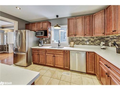 23 Grove Street, Hamilton, ON - Indoor Photo Showing Kitchen With Stainless Steel Kitchen With Double Sink