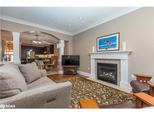 177 Little Avenue, Barrie, ON - Indoor Photo Showing Living Room With Fireplace