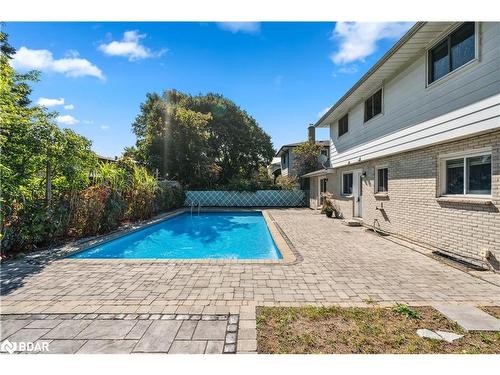 75 Marshall Street, Barrie, ON - Outdoor With In Ground Pool