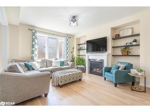 170 Stevenson Crescent, Bradford, ON - Indoor Photo Showing Living Room With Fireplace