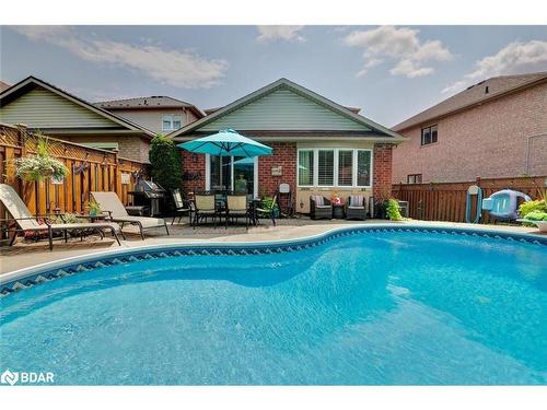 1205 Barnswallow Court, Peel, ON - Outdoor With In Ground Pool With Deck Patio Veranda