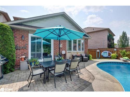 1205 Barnswallow Court, Peel, ON - Outdoor With In Ground Pool With Deck Patio Veranda