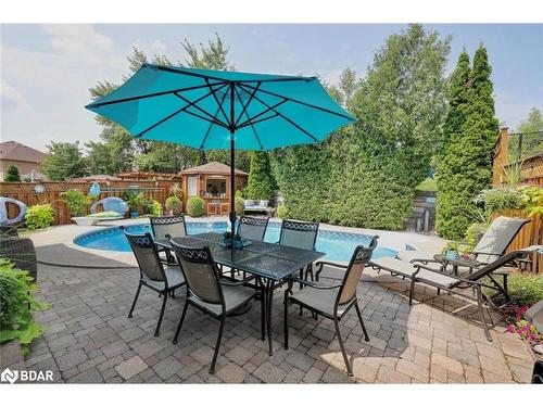 1205 Barnswallow Court, Peel, ON - Outdoor With In Ground Pool With Deck Patio Veranda