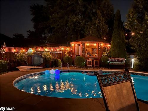 1205 Barnswallow Court, Peel, ON - Outdoor With In Ground Pool With Backyard