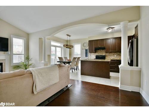 1388 Sheldon Street, Innisfil, ON - Indoor Photo Showing Living Room With Fireplace