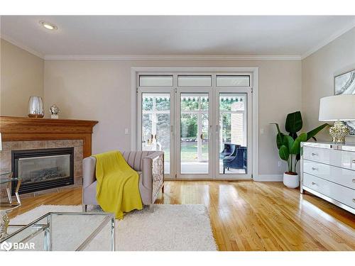 28 Pine Court, Port Perry, ON - Indoor Photo Showing Living Room With Fireplace