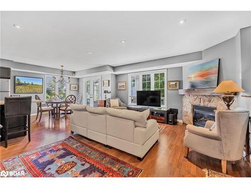 9 Mulligan Lane, Port Severn, ON - Indoor Photo Showing Living Room With Fireplace